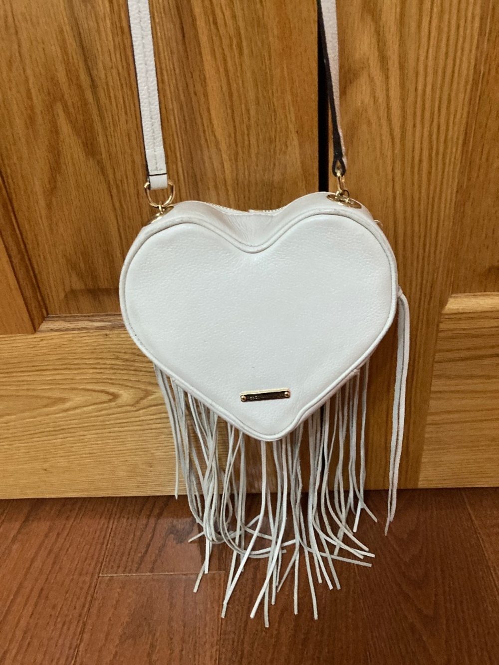 Rebecca Minkoff Heart Fringe Crossbody